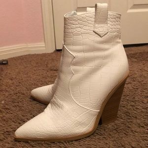 White western booties 38